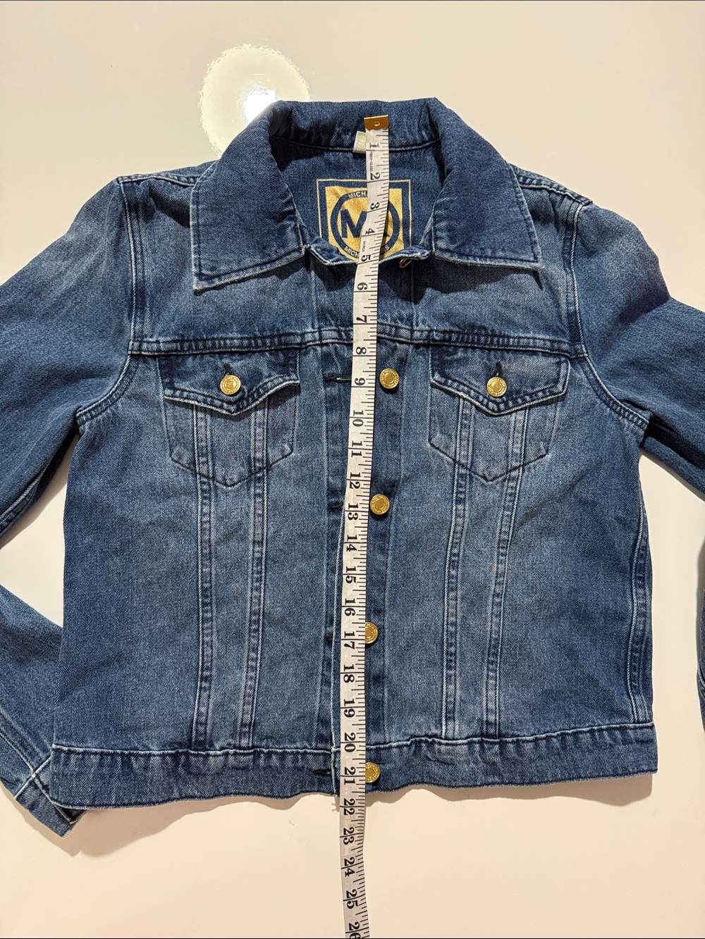 Michael Kors Women’s Jean Jacket Medium Trucker Jacket - Picture 10 of 15